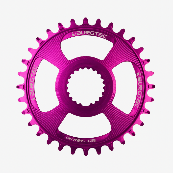 Burgtec Shimano Direct Mount Thick Thin Chainring - 32T - Purple Rain