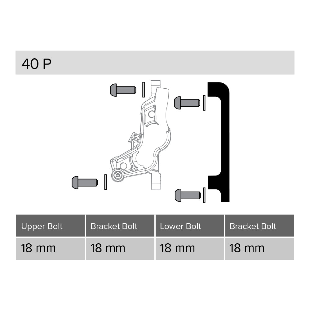 SRAM Post Bracket 20 P 1 Disc Brake Adaptor for 160mm & 180mm Rotors main image 0