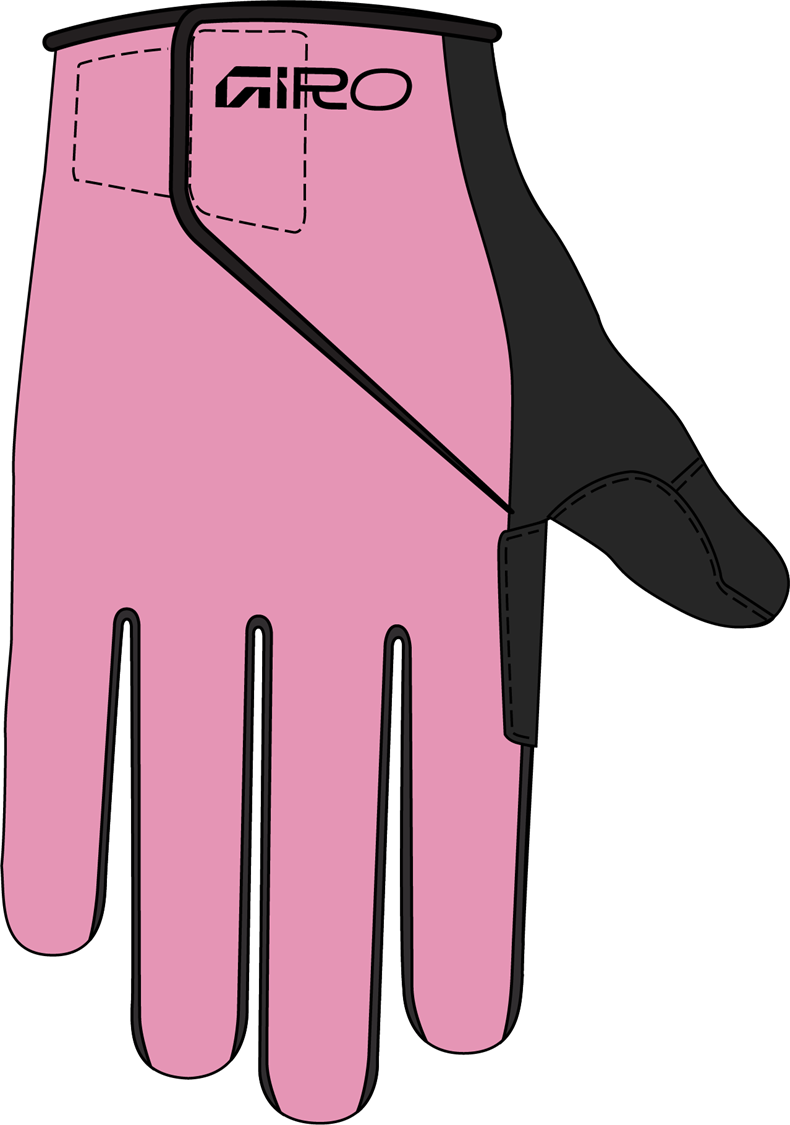 Giro DND Jr Glove - Light Pink