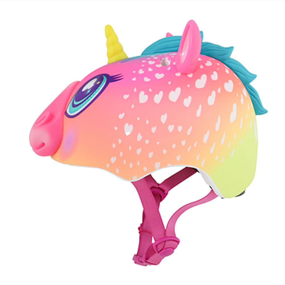 Raskullz Helmet Super Rainbow Corn Pink with Fit System - Child 5?8 (50?54 cm) - Single
