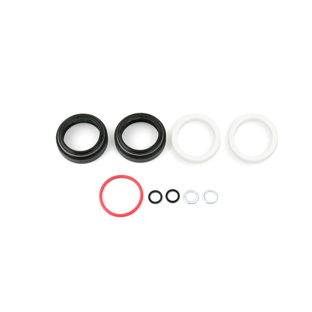 RockShox Fork Dust Wiper Upgrade Kit - 32mm Black Flanged Low Friction Seals - (Includes Dust Wipers, 5mm and 10mm Foam Rings) - SID / Revelation / Reba / Argle / Sektor / TORA / Recon / XC32
