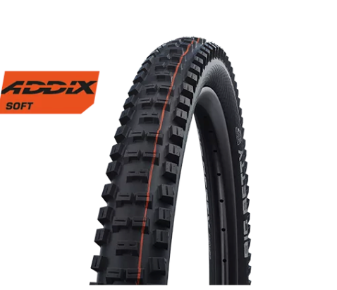 Schwalbe Big Betty 27.5'' Super Trail ADDIX Soft (Orange) Folding 27.5 x 2.4 Black