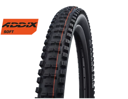 Schwalbe Big Betty 27.5'' Super Trail ADDIX Soft (Orange) Folding 27.5 x 2.6 Black