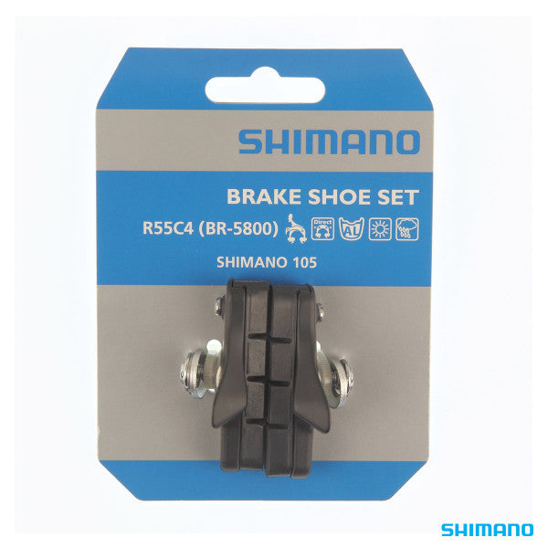 Shimano BR-5800 BRAKE SHOE SET R55C4 CARTRIDGE BLACK 1PR