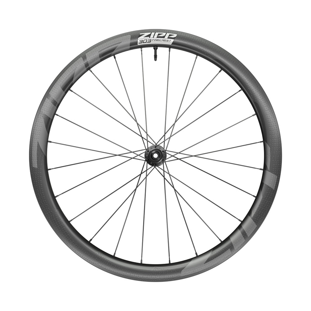 Zipp 303 Firecrest Carbon Tubeless Disc Brake Center Locking 700c Rear 24 Spokes SRAM 10 / 11 Speed 12mm x 142mm Standard Graphic A1
