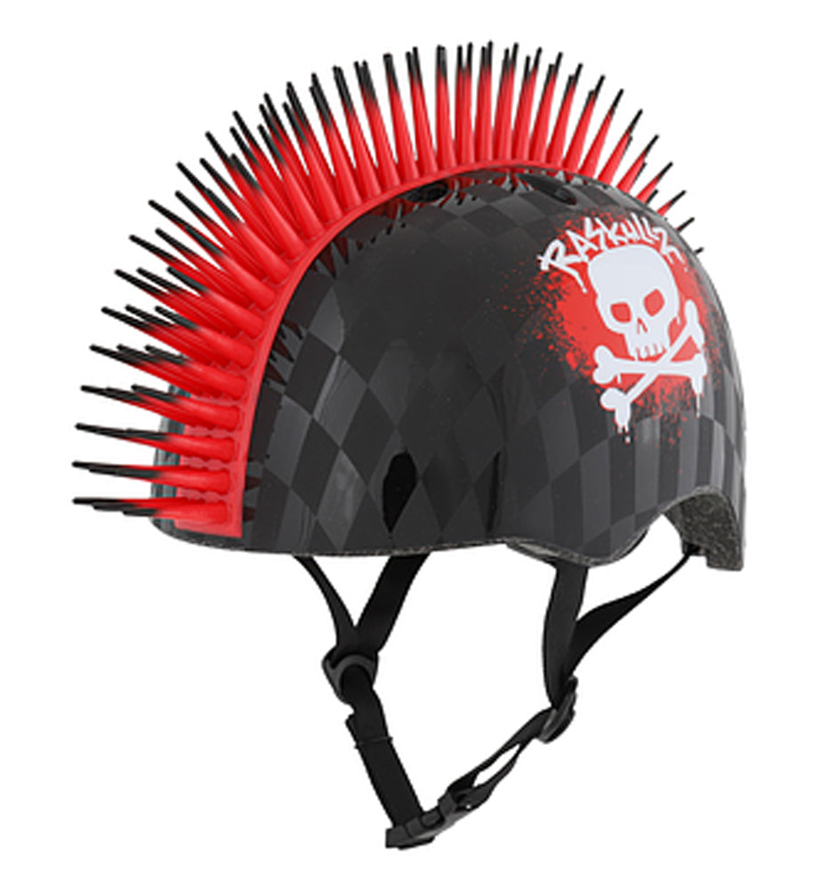 Raskullz Helmet Skull Hawk Black/Red with Fit System - Child 5?8 (50?54 cm) - Single
