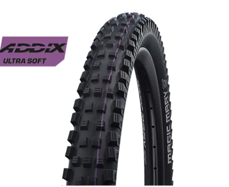 Schwalbe Magic Mary 29'' Super Gravity ADDIX Super Soft (Purple) 29 x 2.4 Black