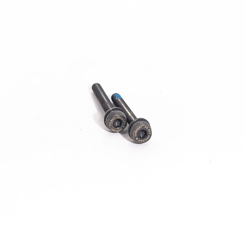 Campagnolo Disc Brake Caliper Flatmount Mounting Bolts 39mm, 30mm - 34mm Rear Thickness Black - 2 Pack