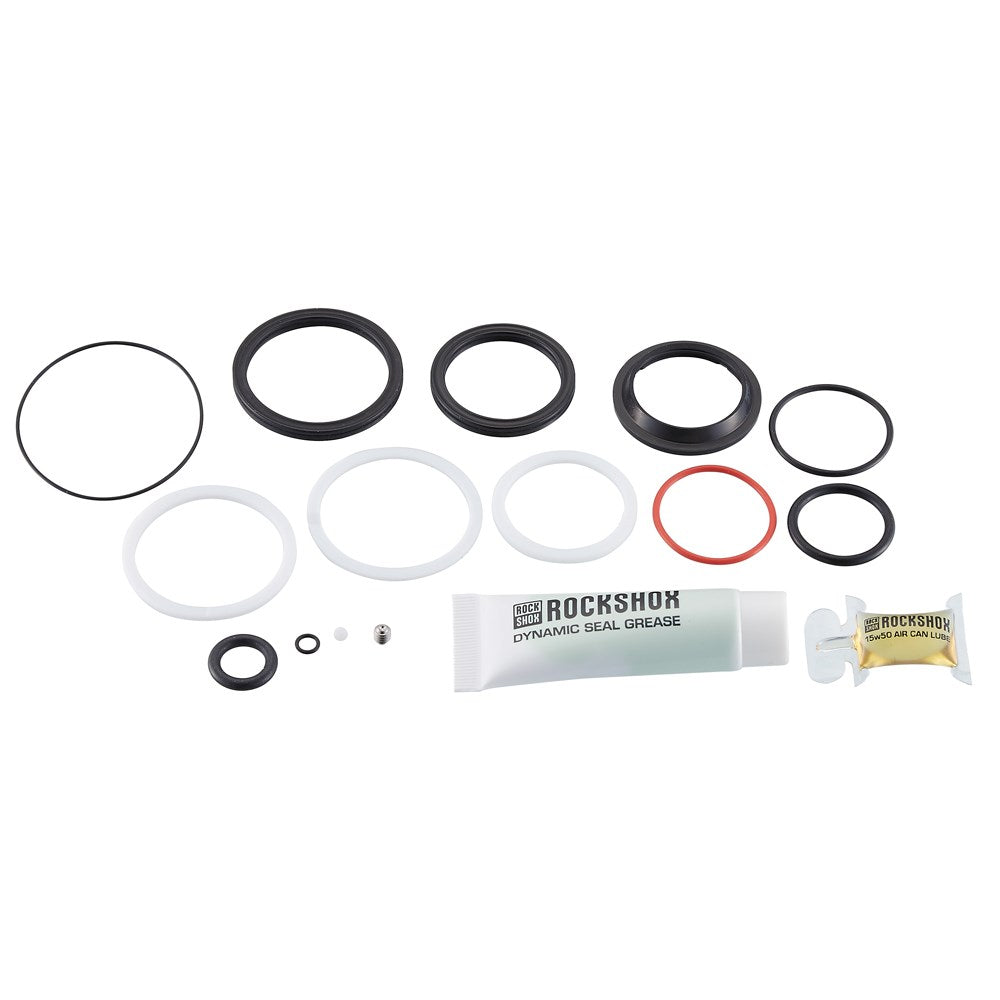 RockShox 200 Hour/1 Year Service Kit (Includes Air Can Seals, Piston Seal, Glide Rings, IFP Seals, Remote Spares, Seal Grease/Oil) - Deluxe/Dlx Rmt A1-B2 (2017-2022)/Nude B1/Re:Aktiv A1-B1
