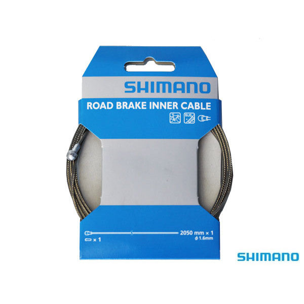 BRAKE CABLE - ROAD 1.6mmx2050mm  STAINLESS