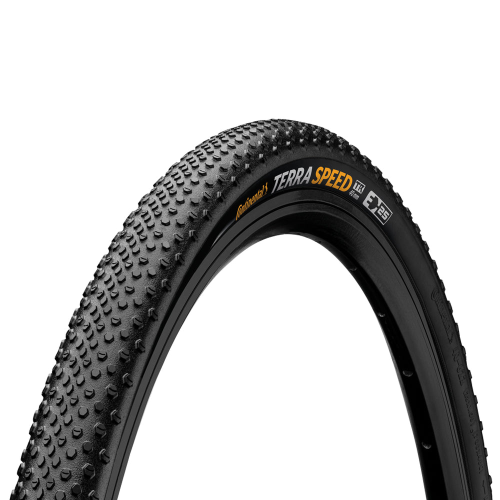 Continental Terra Speed Tubeless Ready ProTection Folding Tyre 700 x 45 Black / Translucent Chilli Black Compound
