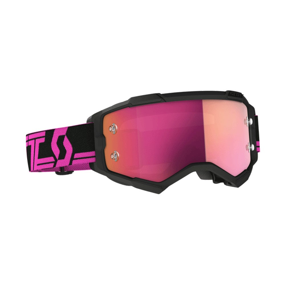 Scott Fury Goggle Black/Pink Pink Chrome Works Lens