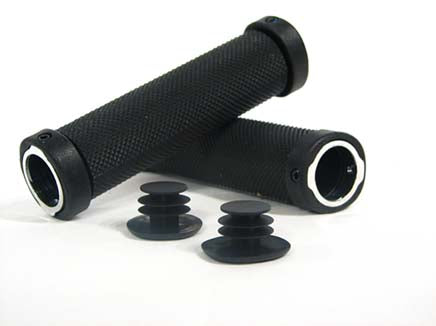 BLK FILE LOCK-ON MTB GRIP