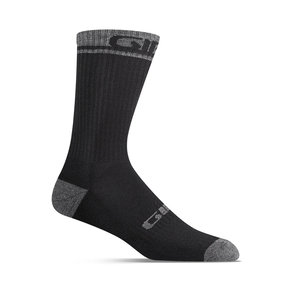Giro Winter Merino Wool Sock - Black/Dark Shadow